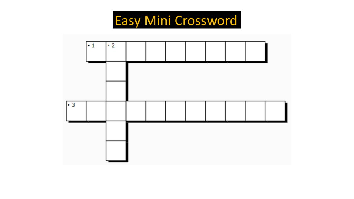 Mini Crossword with Answers: August 10, 2023