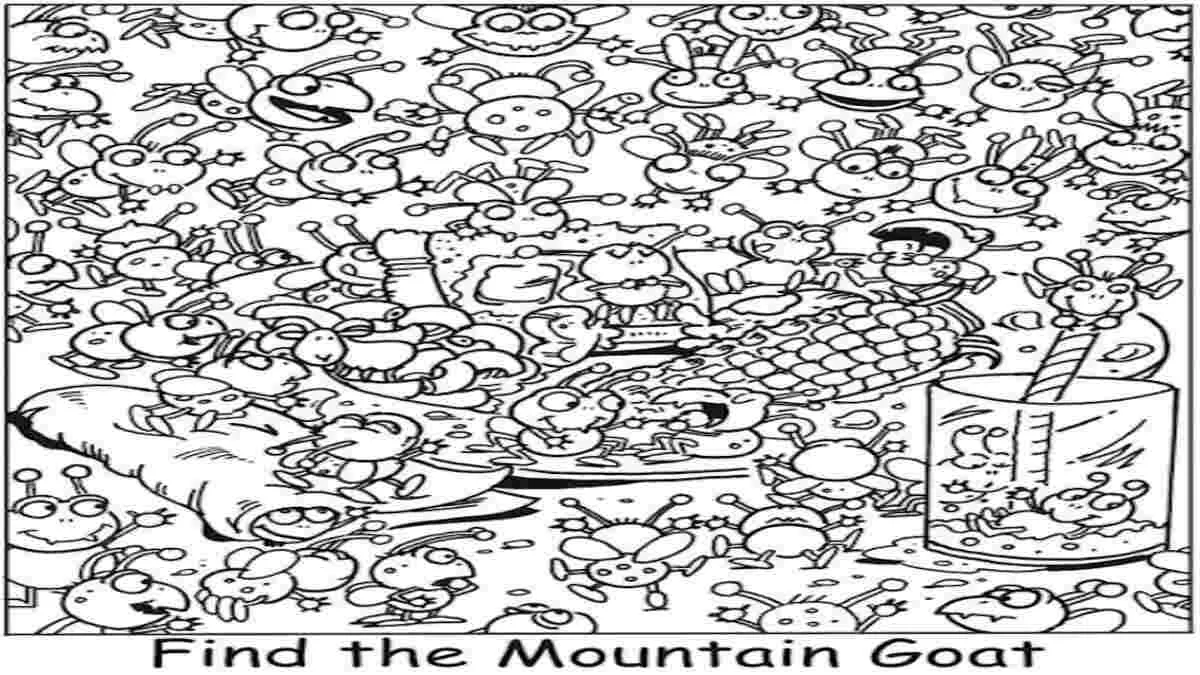 Optical Illusion: Find The Mountain-Goat In 7 Seconds