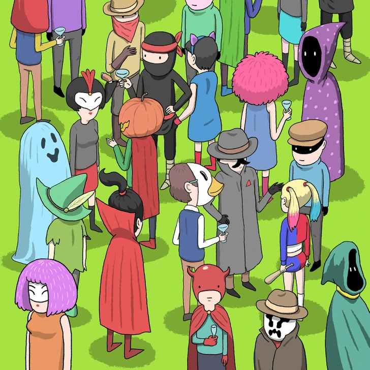 where is the thief in the picture