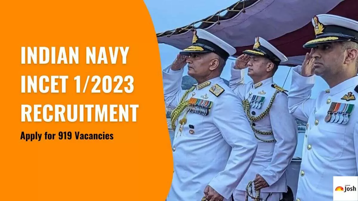 Indian Navy INCET Recruitment 2023: Fill Application Form For 910 ...