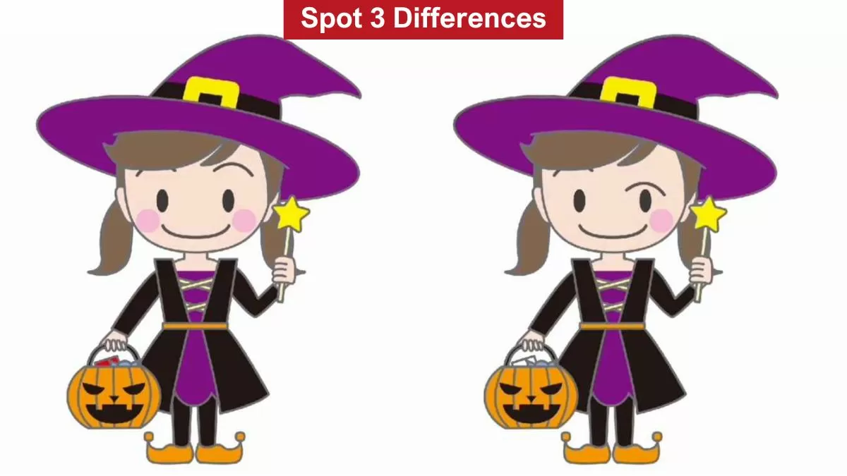 Spot 3 differences girl pictures