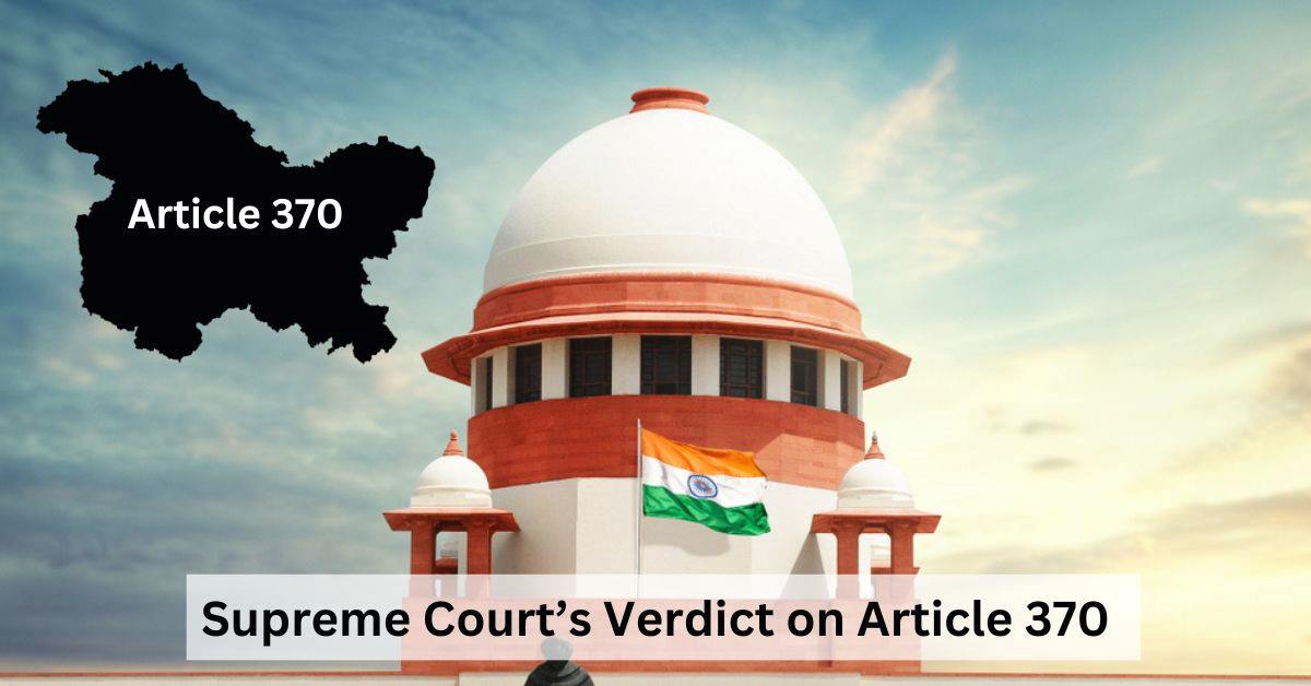 Article 370 In Jammu And Kashmir: Key Highlights From Supreme Court Verdict