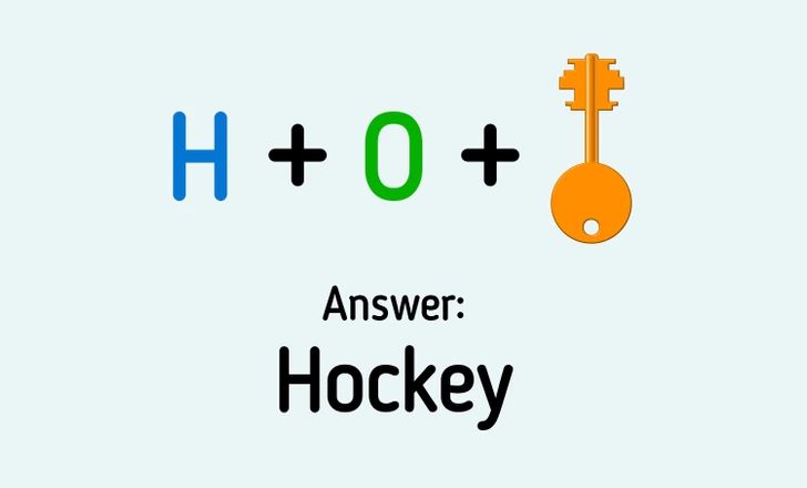the answer for the code is hockey