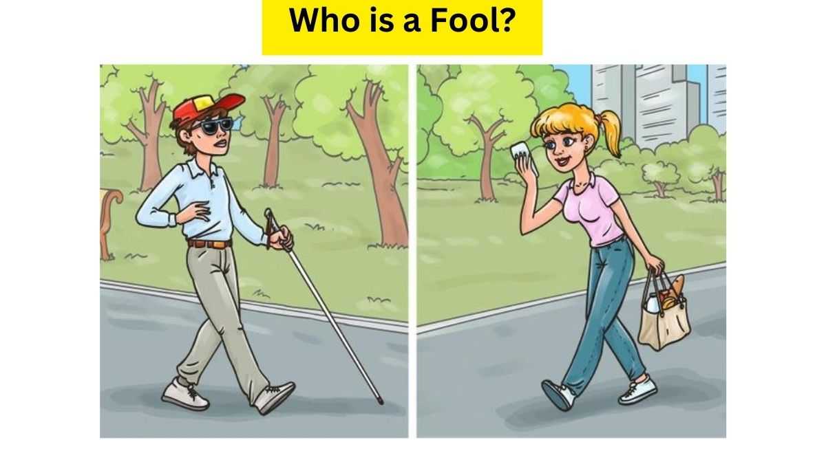 Are You Smart Enough To Find The Fool Among Man & Woman On Road in 3 Seconds?