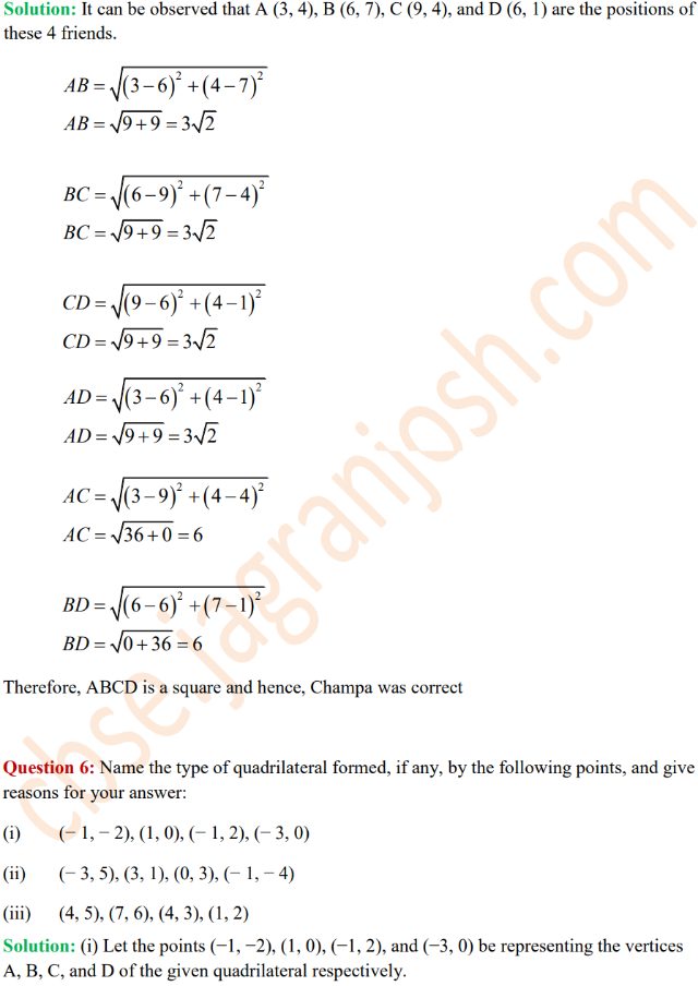 kseeb solutions for class 10 maths coordinate geometry exercise 7.2