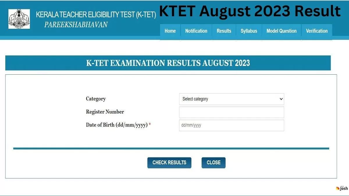 Check the direct link for the KTET August 2023 result here