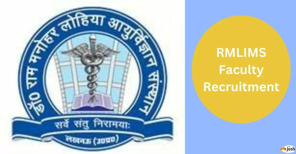 RMLIMS Recruitment 2023 Notification For 320 Faculty Vacancies: Apply ...