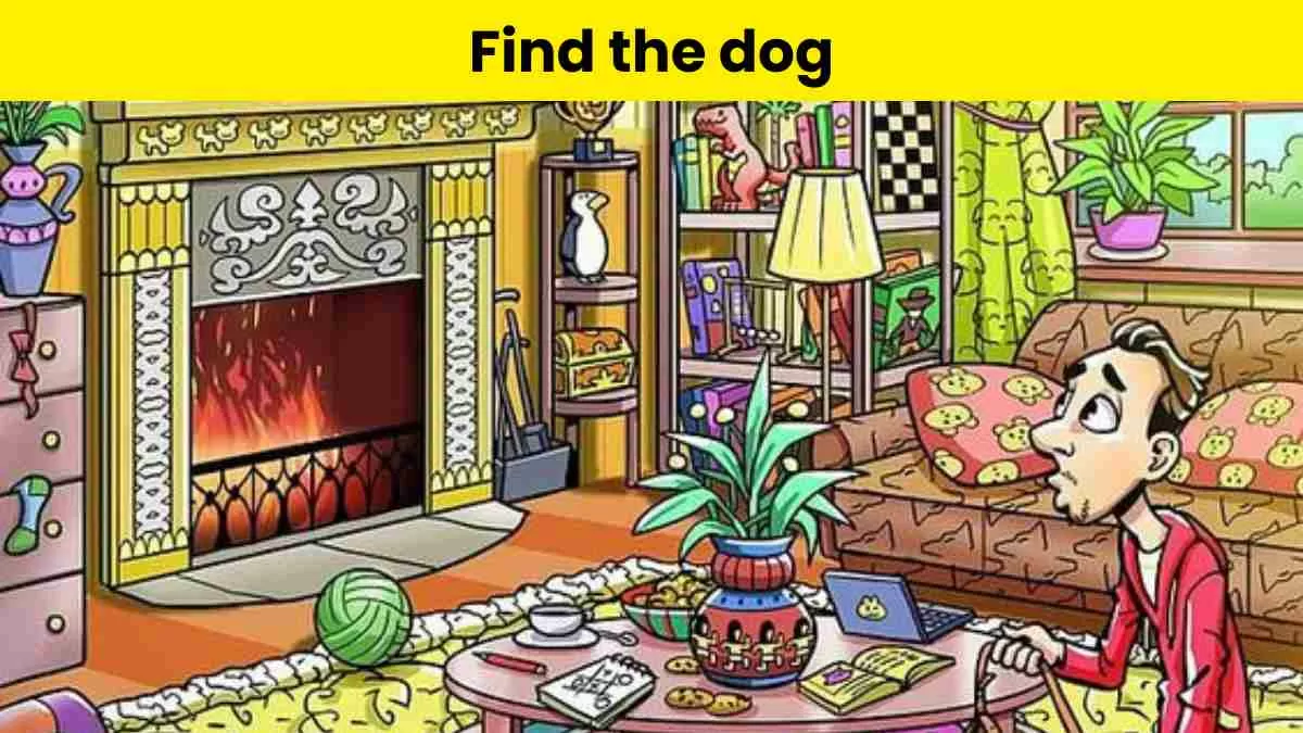 Find the dog in this brain teaser. 