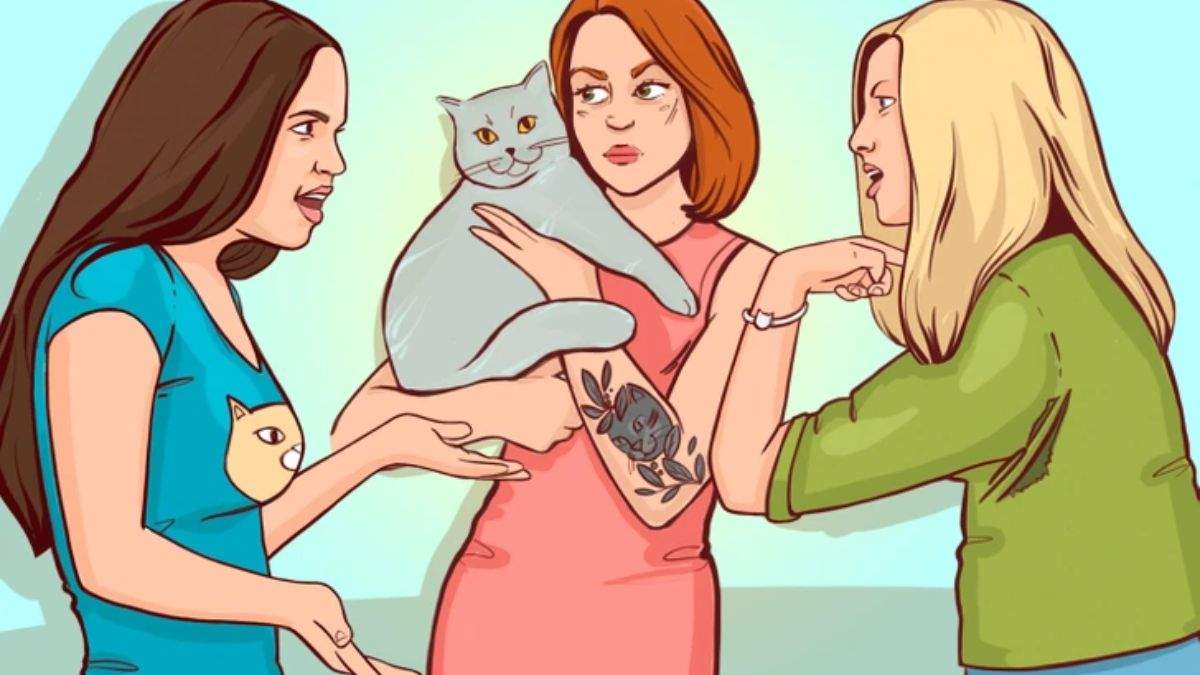 Picture Riddle IQ Test: Who Is The Cat’s Owner? 11 Seconds To Answer Correctly!