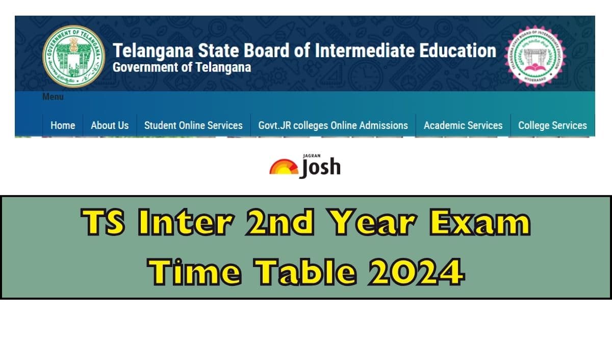 TS Inter Exam Date 2024 Telangana Board 2nd Year Time Table and Exam