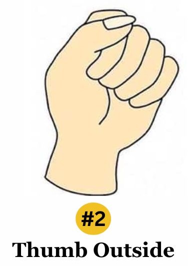 Thumb Outside Fist Personality Traits