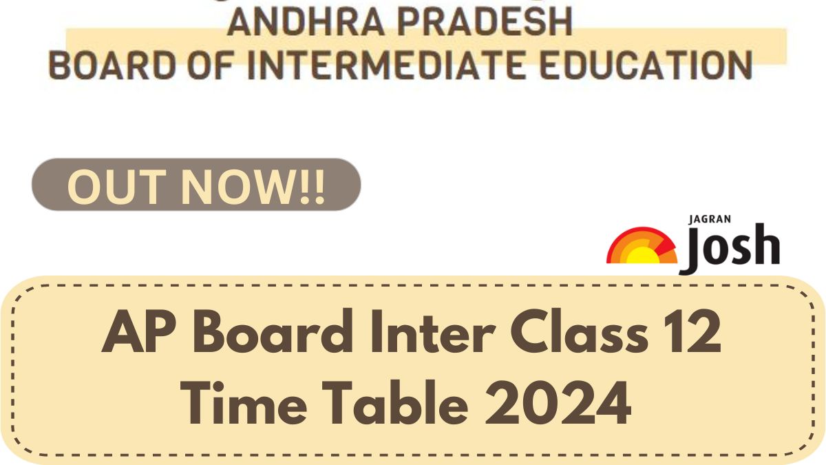 AP Inter Time Table 2024 (Out) Download AP Class 12th Exam Date Sheet PDF