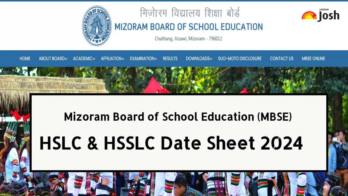 Get here Mizoram Board HSLC & HSSLC Date Sheet 2024