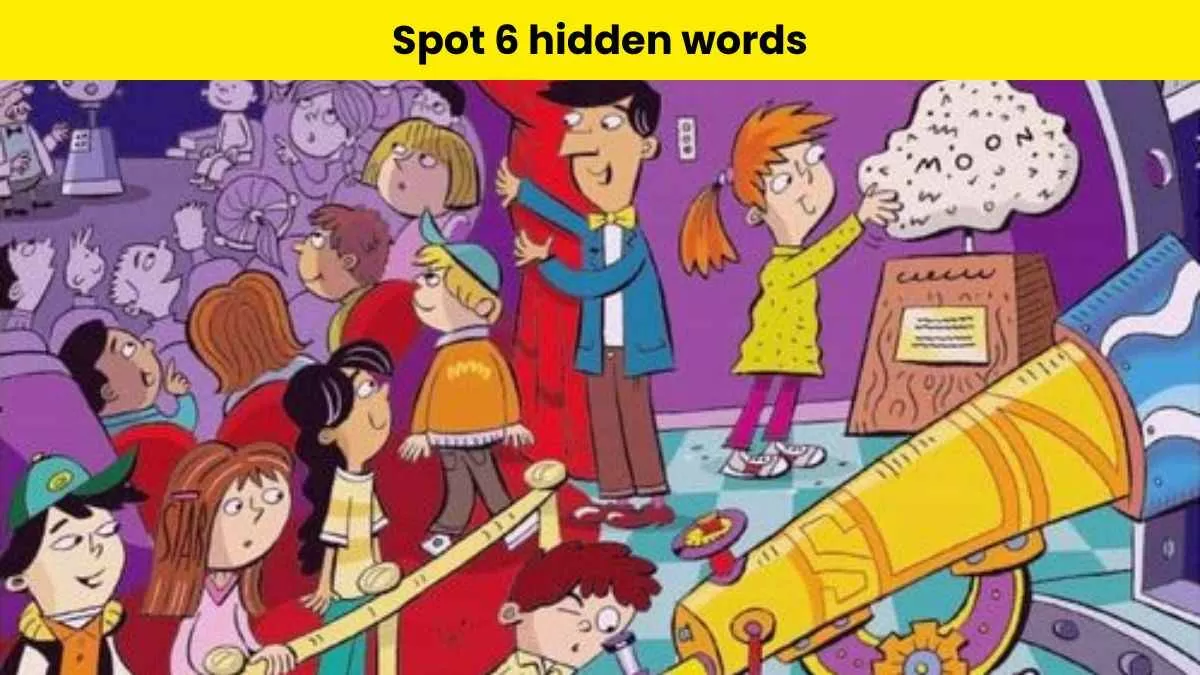 Can you spot the 6 hidden words?