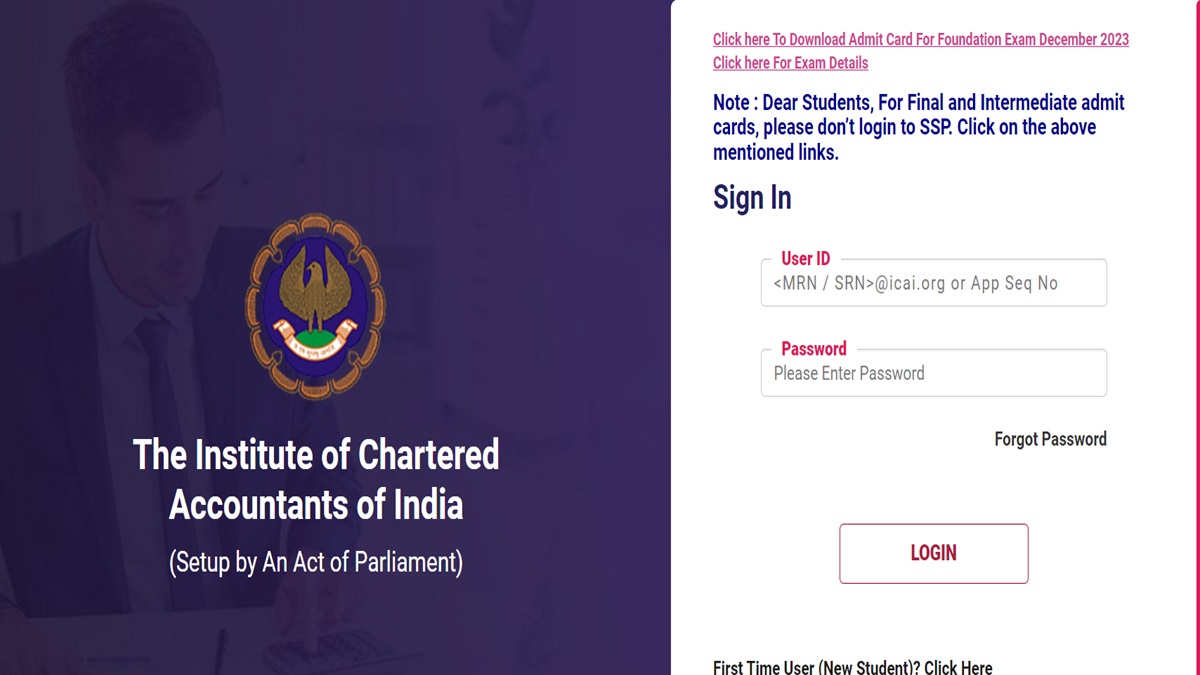 ICAI CA Foundation 2023 Admit Card Out, Get Direct Link Here