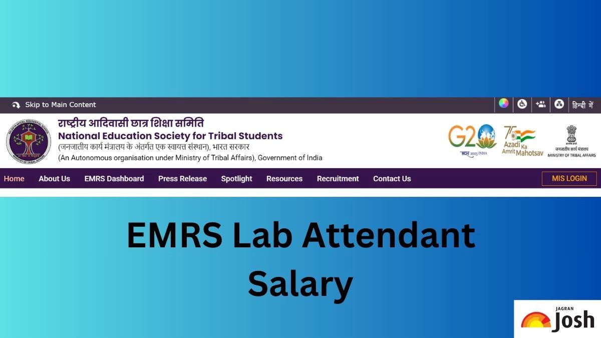 EMRS Lab Attendant Salary 2023: Pay Scale, In Hand Salary, and Allowances