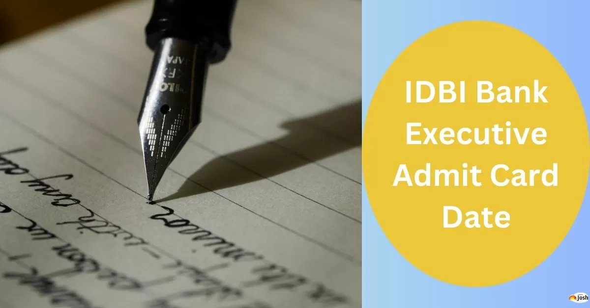 IDBI Executive Admit Card Date