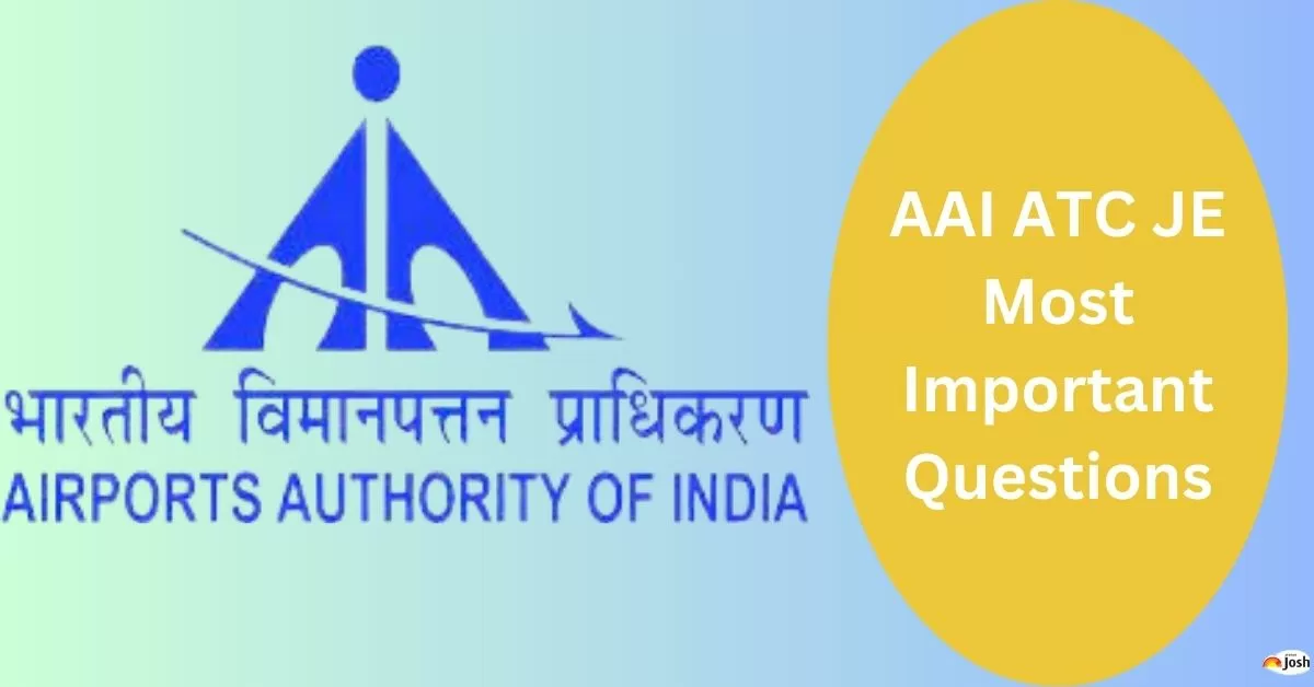 AAI JE ATC Exam: Top Repeated Most Important Questions for Air Traffic ...