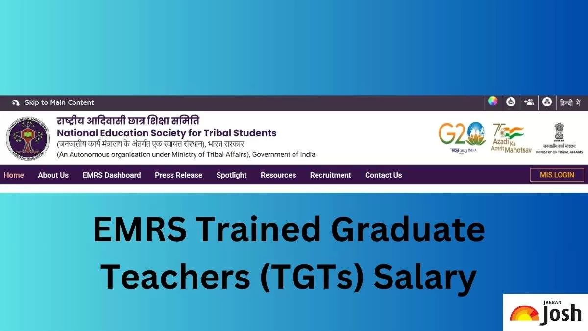 Check out the EMRS Trained Graduate Teachers (TGTs) Salary here.