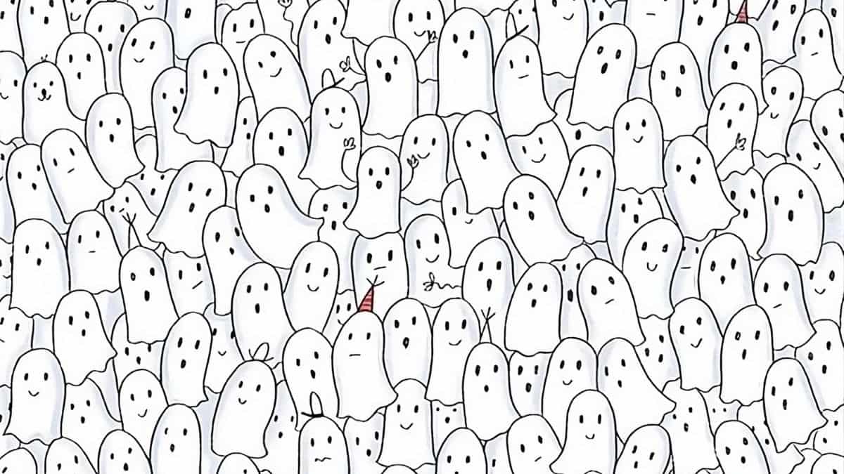 Optical Illusion: Only extra sharp eyes can find the seal among ghosts in 6 seconds!