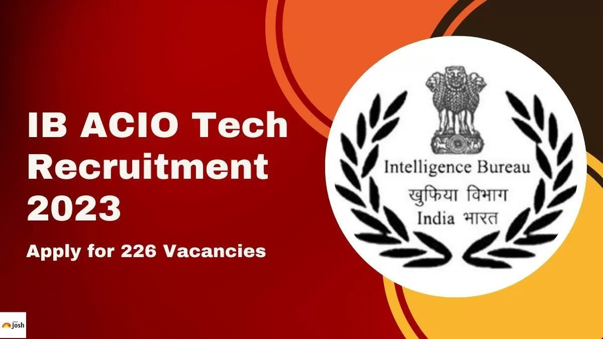 Get all the latest updates on IB ACIO Tech Recruitment 2023 here.