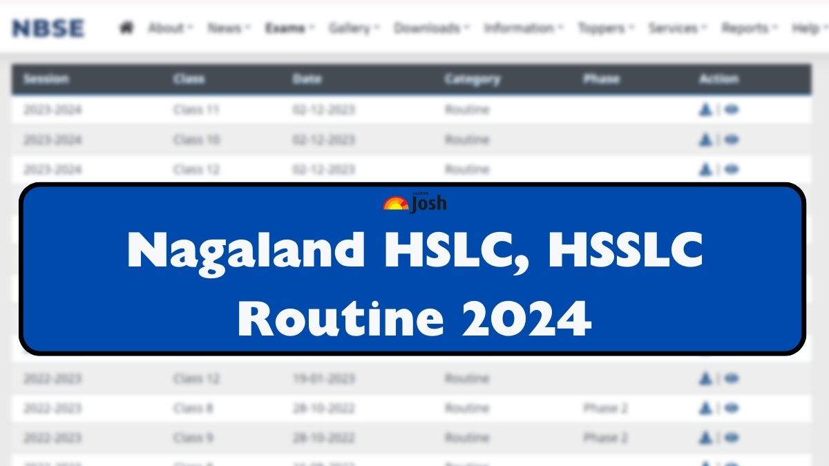 Nagaland Board Exam Routine 2024: Download NBSE 10th, 12th Time Table PDF