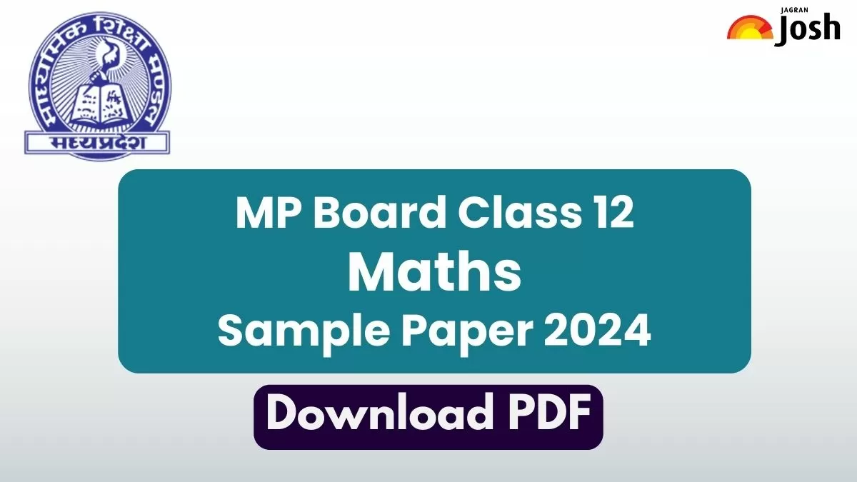 Get direct link to download Class 12 Maths Model paper for MP Board