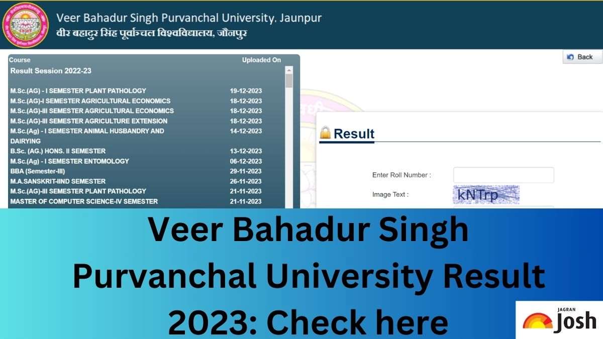 VBSPU Result 2023 OUT Direct Link to Download UG and PG Result at