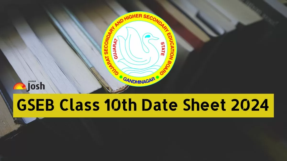 GSEB SSC Date Sheet 2024 Download Gujarat Board 10th Exam Dates and