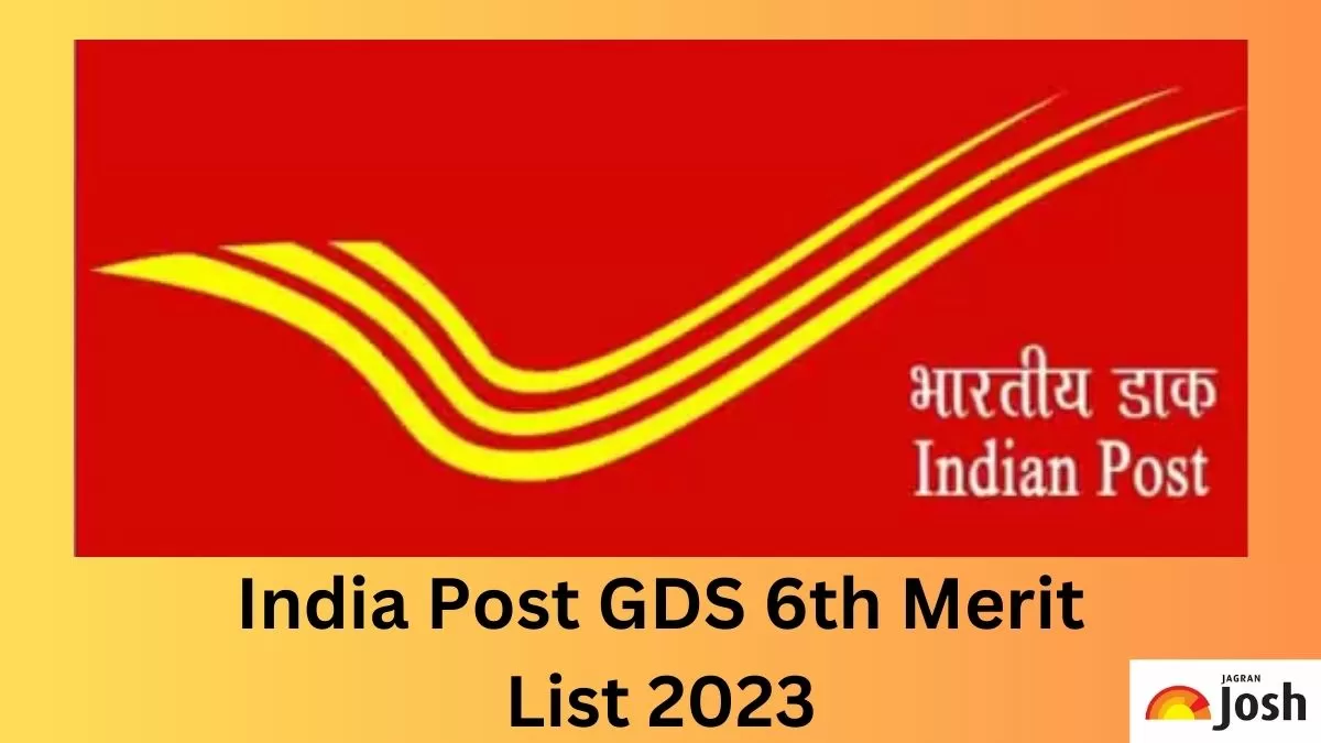 India Post GDS 6th Merit List 2023