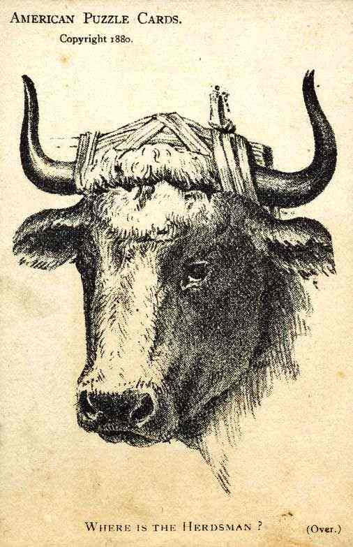 where is the herdsman hidden in the picture