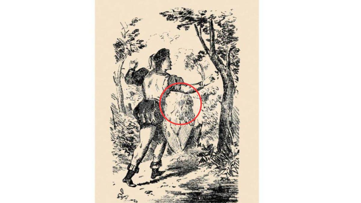 the lover of emperor optical illusion