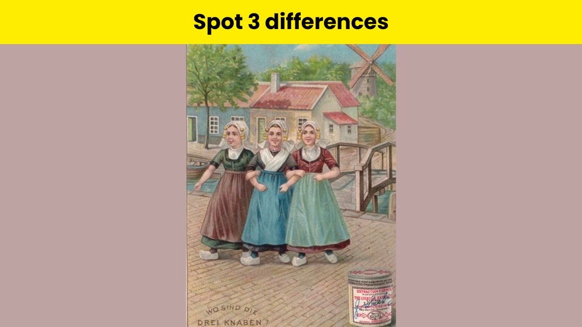 Only the sharpest eyes can spot the girls' 2 brothers at the village in 7 seconds. - Vimarsana News