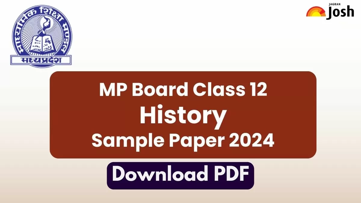 Get direct link to download Class 12 History Model paper for MP Board