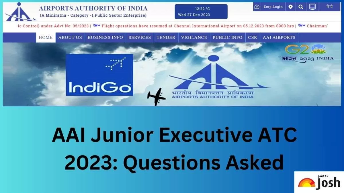 Get the direct link to download AAI JE ATC 2023 question paper PDF here.