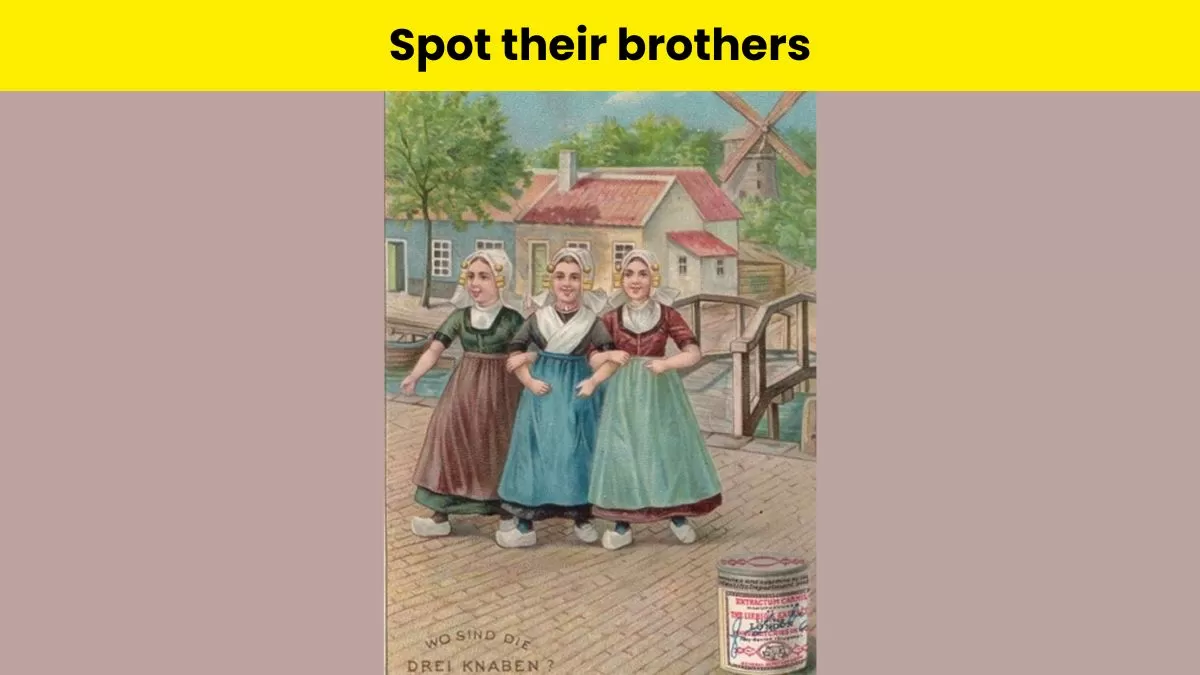 Spot the brothers in 7 seconds