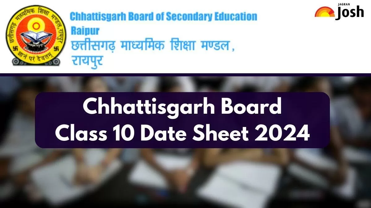 CGBSE 10th Time Table 2024: Download CG Board Class 10 Exam Date And ...