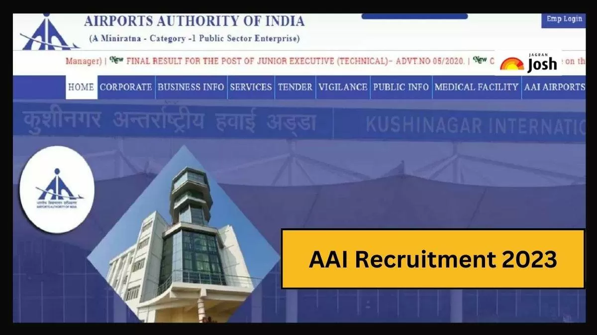 AAI भर्ती 2023 के बारे में सभी विवरण यहां चेक कर सकते हैं।