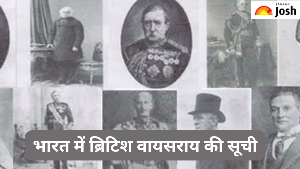 भारत में ब्रिटिश शासनकाल के समय ब्रिटिश वायसराय की सूची