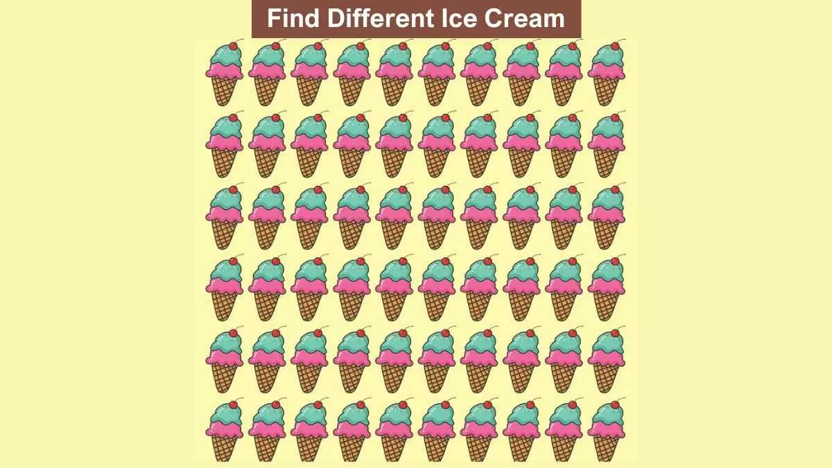 Find different ice cream