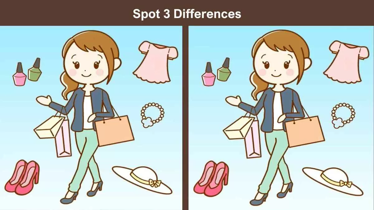 Spot 3 differences in 10 seconds