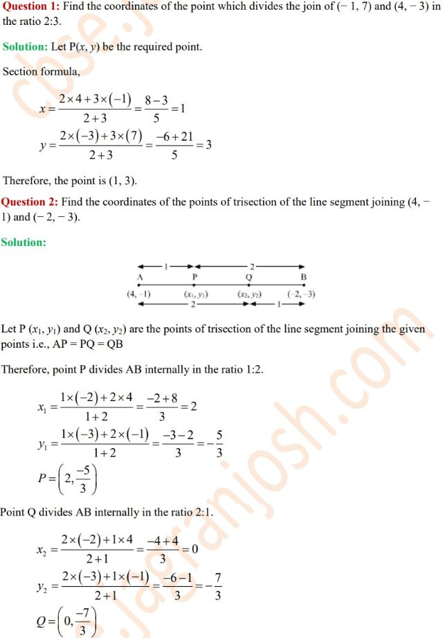 Class 10 Maths Exercise 7.2 NCERT Solutions PDF
