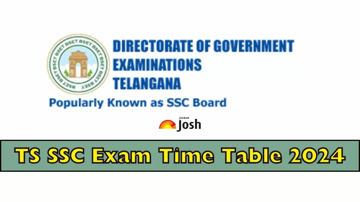 10th class ssc board exam date 2024 telangana time table