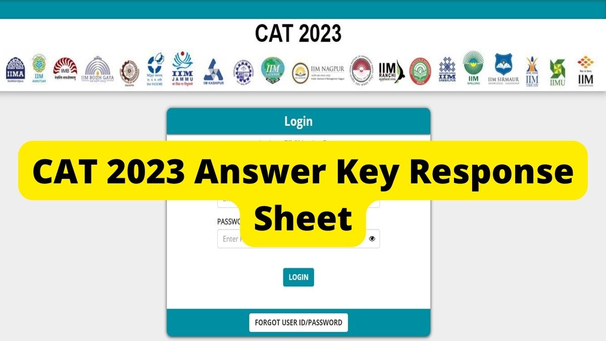 CAT Answer Key 2023 IIM CAT Response Sheet Released at iim.cat.ac.in