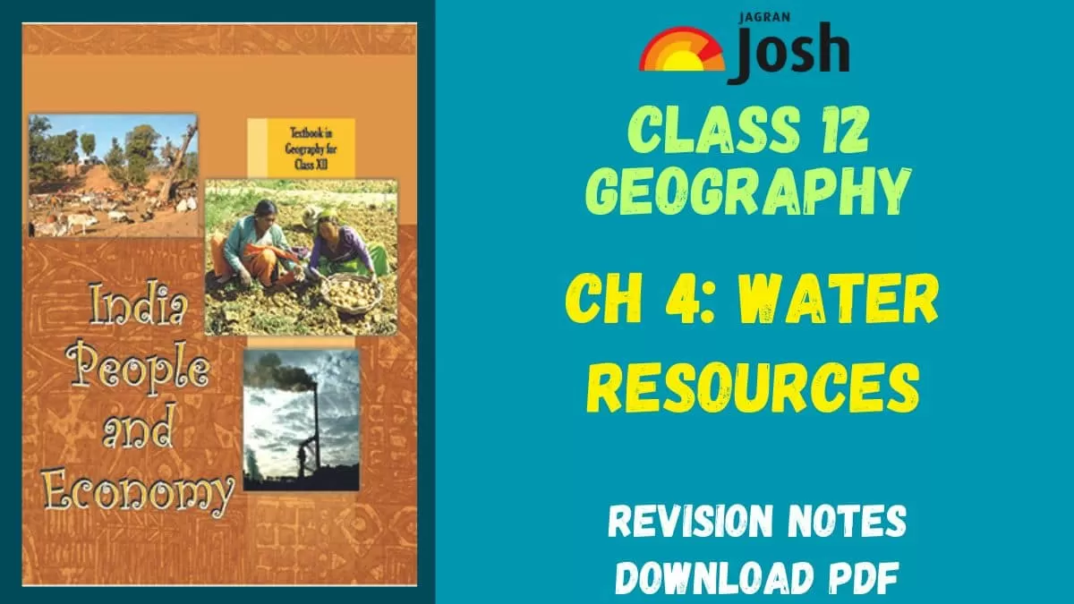 Download PDF for CBSE Class 12 Chapter 4 Water Resources Notes
