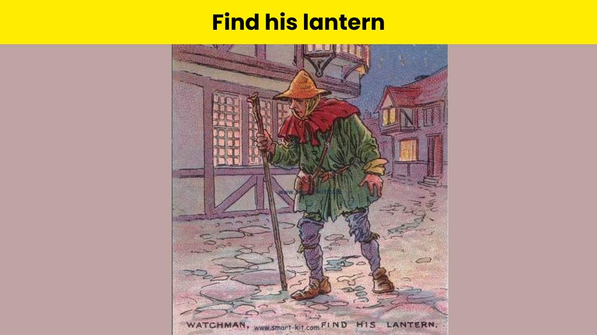You have X-Ray vision if you can find the watchman’s lantern in the village within 6 seconds. 
