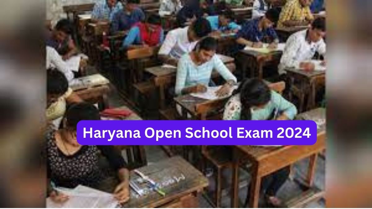 Haryana Board Open School Exam 2024 Class 10, 12 Application Window