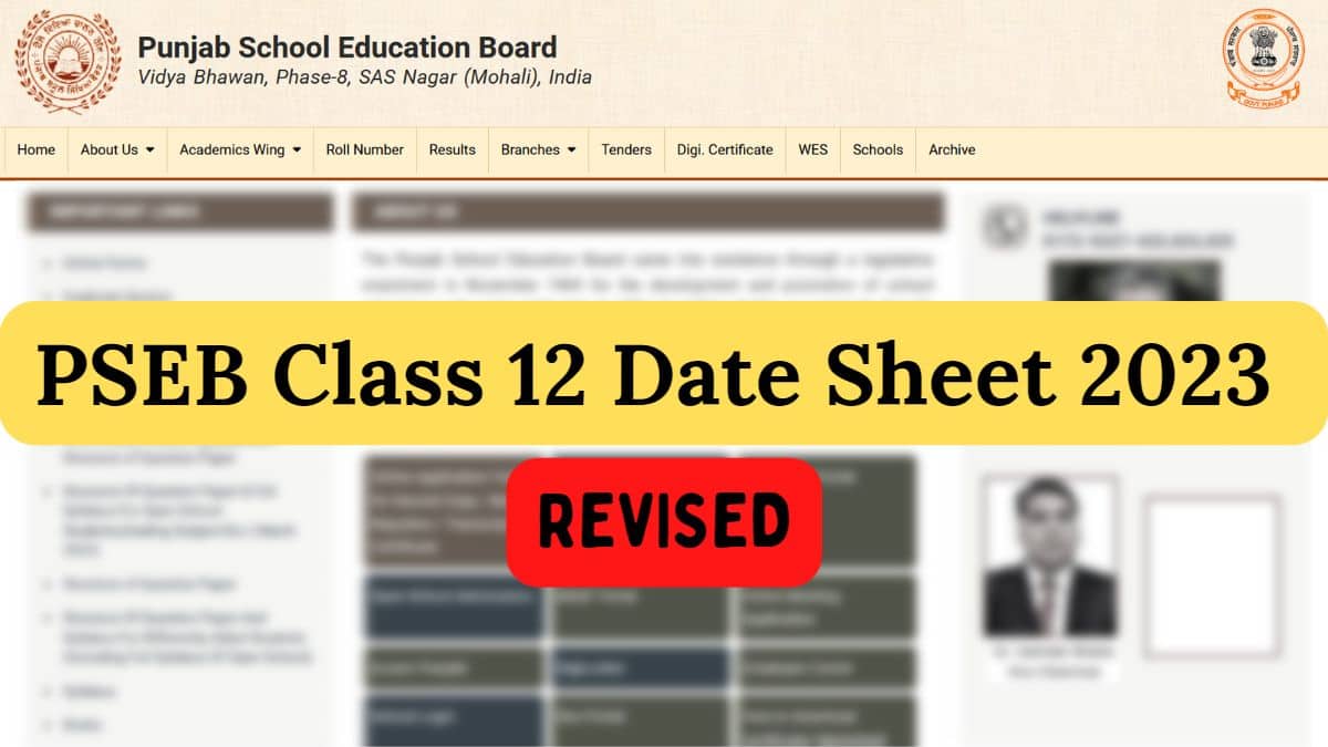 PSEB 12th Result 2023  pseb.ac.in 12th result 2023 - PSEB