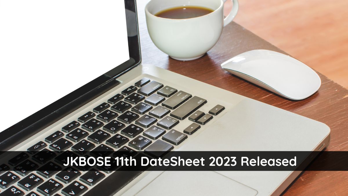 JKBOSE 11th Date Sheet 2023 Released