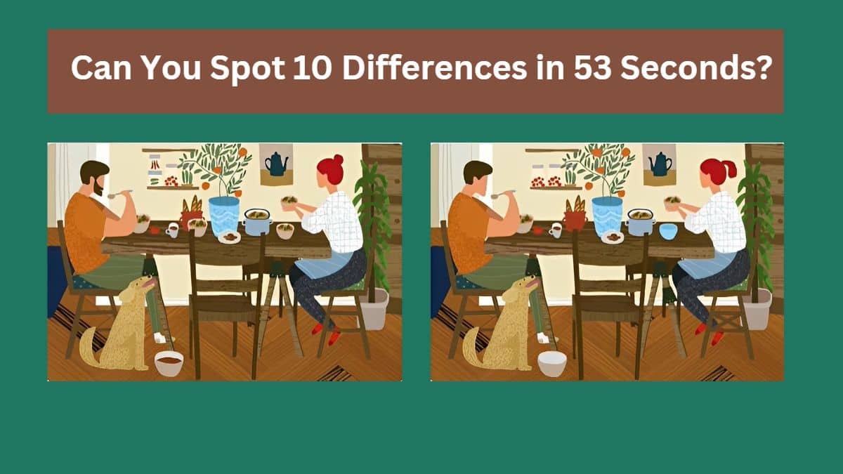 Spot 10 Differences in 53 Seconds